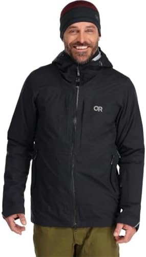 Outdoor Research Mens Carbide Jacket, Solid Black, L