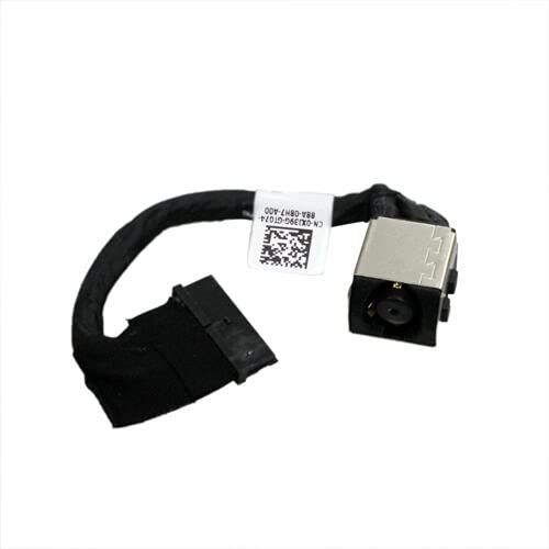 HSSDTECH Replacement for Dell G5 15 5587 G7 7588 7577 7587 VOSTRO 7570 7580 Inspiron 7577 P72F DC301011F00 Dc Power Jack Cable Charging Port Harness Socket Plug Connector 0XJ39G XJ39G DC301010Y00