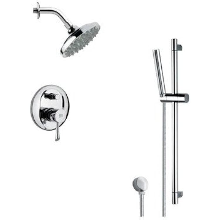 Remer Remer SFR7180 Rendino Pressure Balance Shower Faucet, 7.5" L x 10" W
