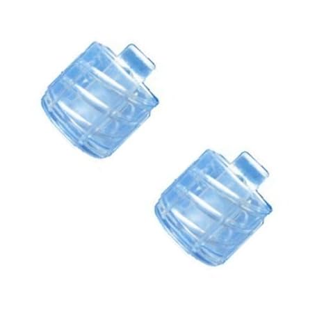 Pair Male Luer Lock Syringe Fitting Plug Cap PP Plastic Polypropylene