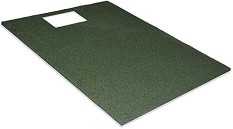 Indoor Simulator Turf for Golf Mat 4 Feet X 5 Feet Golf Hitting Artificial Grass Mat with 5mm Foam Pad Bottom