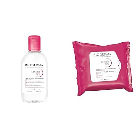 Bioderma - Makeup Remover - Sensibio H2O - Cleansing and Make-Up Removing - Skin Soothing - Makeup Wipes for Sensitive Skin