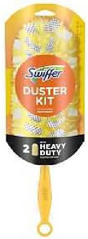 Swiffer Heavy Duty Dusters Starter Kit, 6" Handle With Two Disposable Dusters, 4 Kits/carton