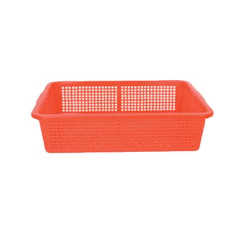 FSE PLFB005 ColanderBasket, 14-14 x 11-14, Rectangular, Perforated, Durable, Stackable, Plastic, specify Color
