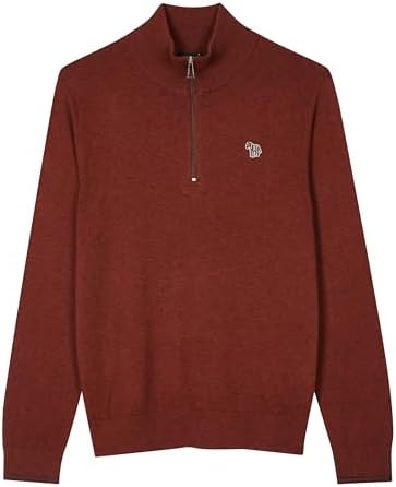 Paul Smith Men's Zebra Half Zip Sweater