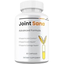 (1 Pack) Joint Sana Capsules, All Natural Premium Formula, Maximum Strength Vitamin, JointSana Supplement Pills