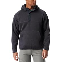 BASS OUTDOOR Men's Front 1/4 Snap Hoodie Pullover Sweater With Kangaroo Pocket Standard