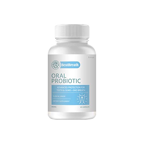 BestBreath - Best Breath Natural Oral Probiotic for Teeth, Gums & Bad Breath Single, 60 Capsules