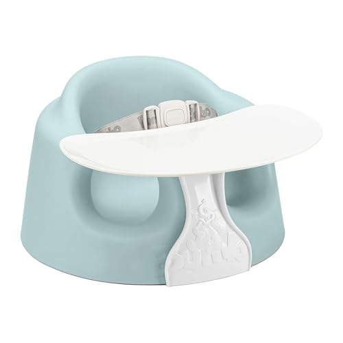 Bumbo Baby Infant Soft Foam Comfortable Support Wide Floor Seat Plus with 3 Point Adjustable Harness for Ages 3 to 12 Months, Desert Mirage