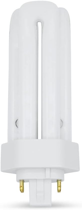 Technical Precision 32W Bulb Triple Tube Compact Fluorescent Light Bulb Replacement for Panasonic FHT32E35 Light Bulb T4 4 Pin CFL Bulb with GX24Q-3 Base - 3500K Neutral White - 2400 Lumens