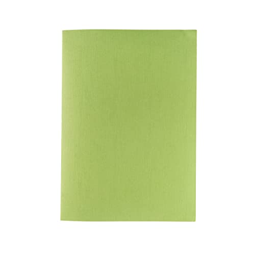 Fabriano Ecoqua Plus Glue-Bound Notebook, 8.3 x 11.7, A4, Lined, Lime