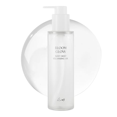 KOY Bloom Glow Soft Deep Cleansing Oil 5.07 fl oz, Makeup Remover, Deep Pore & Blackhead Cleanser, Skin Soothing, Hydrating with low irritation for All Skin Type