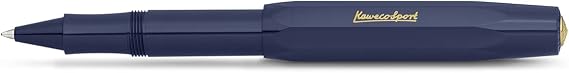 Kaweco CLASSIC SPORT Rollerball Navy I Gel/Ballpoint Pen Including 0.7 mm Refill I in Classic Design with Ceramic Ball 13.5 cm