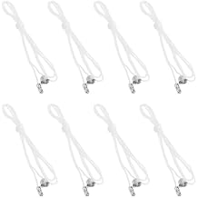 Sliverdew 8 Pack Pull Cord for Ceiling Switch Ceiling Fan Pull Chain Extender Light Pull Cord String with Connector Pull Chain Extension for Ceiling Fan Light Fixture Light Bulb