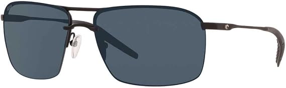 Costa Del Mar Mens Skimmer Rectangular Sunglasses