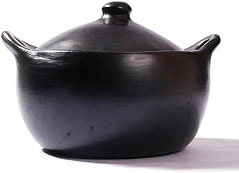 Ancient Cookware, Stew Chamba Clay Pot, Large 6 quarts