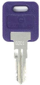 EasyKeys Global Link G338 Replacement Key: 2 Keys