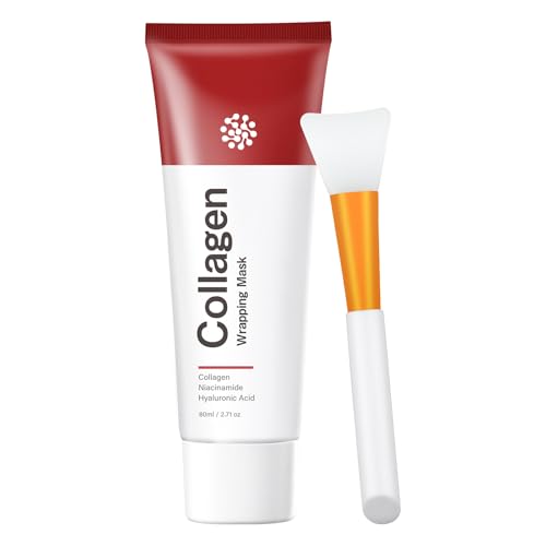 Collagen Peel off Face Mask for Hydrating, Shrinking pores, Wrinkles Fine Lines, Glowing Skin, Deep Repairing, 2.71oz80ml