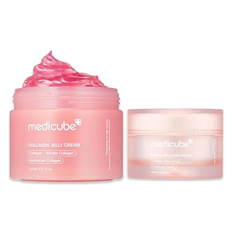 medicube Big Size Cream Duo - Collagen Jelly 110ml & Triple Collagen Cream