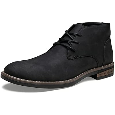 Jousen Mens Chukka Boots Lace Up Desert Ankle Boots Classic Causal Dress Boots for Men