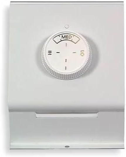 Electric Baseboard Heater Thermostat, 1 Poles, Northern White, Mfr: 3UG90-A