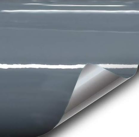 VViViD+ Dark Slate Grey Gloss Vinyl Car Wrap Film Roll (6ft x 5ft)