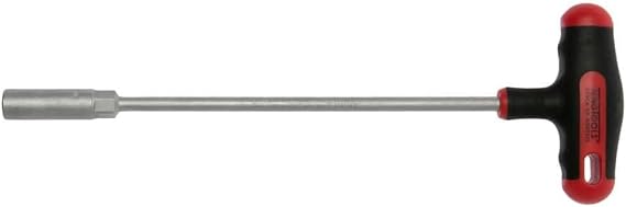 Teng Tools 10mm 6 Point Opening Durable Chrome Vanadium Steel T-Handle Nut Driver - MDNT410, Silver