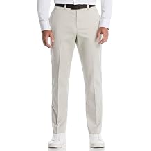 Savane Mens Geo Khaki Expandable Waistband Chino Pants Available in Big & Tall