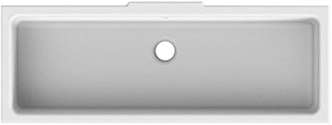 Scarabeo 8091-No Hole Miky Rectangular Ceramic Undermount Sink, 22", White