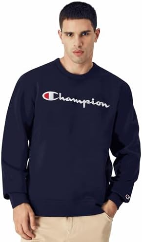 Champion Big and Tall Long Sleeve T Shirt for Men - Cotton Long Sleeve Tee