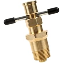 BELEY 1/2 Inch & 3/4 Inch Olive Remover Puller Tool Removal Tool Solid Brass Copper Pipes Fitting Compression Fittings Thread Tool Puller Metric Handle Nut