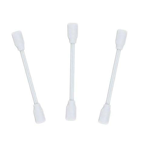 Double Head Foam Swabs for Cleaning Thermal Printhead,Ink by High Absorbency Spong Tip, Bag of 50 swabs...