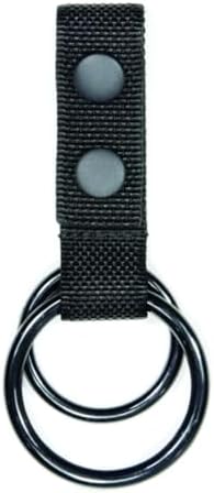 Heros Pride Flashlight Ring Holder, Nylon Flashlight Holster for Duty Belt, Double C and D Cell Flash Light Holder Combo, Tactical Belt Keeper, Durable and Lightweight Design, EDC Duty Gear