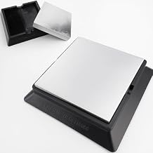 BENCH WIZARD 6" Steel Bench Large Block with 7-9/16" Slanted Style Rubber Block || Jewelers Anvil - Great for Jewelry Repair and Making, Metal Stamping and General Hobby and Craft Work