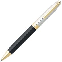 Sheaffer Legacy Heritage Ballpoint Pen, Black Lacquer Barrel, Polished Palladium Cap 22KT Gold Trim (E2903053)