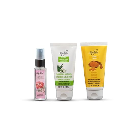 On-The-Go Skincare: Cleanse, Hydrate, Tone | For All Skin Types & Dull Skin | Gentle Face Wash, Lotion, and Facial Toner | TSA Approved | Removes Make Up | For Daily Use - Cruelty Free