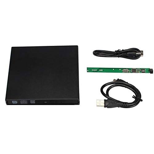 Alfais 5114 Usb Sata Slim 9.5mm Dvd Rw Writer Ssd External Caddy Box