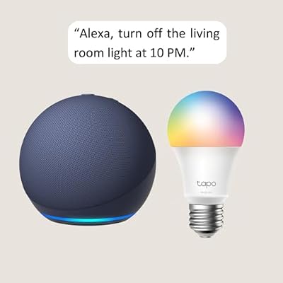 Echo Dot with TP-Link Tapo Smart Color Bulb