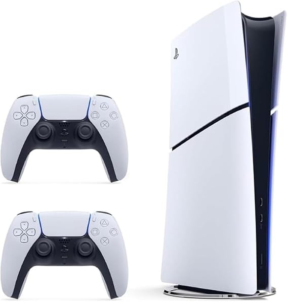 Sony PlayStation 5 Slim Digital, Oyun Konsolu, 825 GB Depolama, İkinci DualSense Kontrolcü, İthalatçı, Yeni Seri - CFI-2116 & CFI-2118