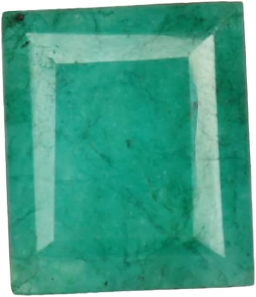 Gorgeous Green Emerald 11.45 Cts Gemstone, Small Size Emerald Shape Faceted Green Emerald Stone Loose Beads...