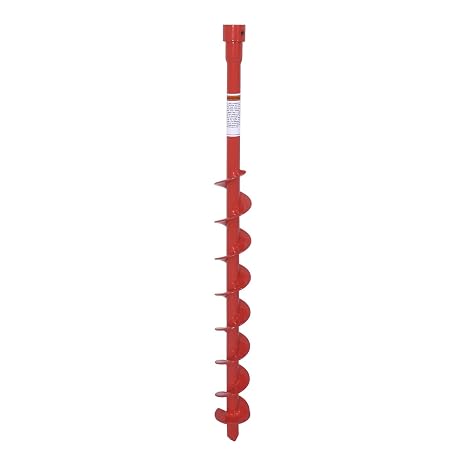THUNDERBAY 3 Inch Diameter 36 Inch Long Earth Auger Bit with Fishtail Point, for Decks, Mailboxes, Fences, Tree Planting