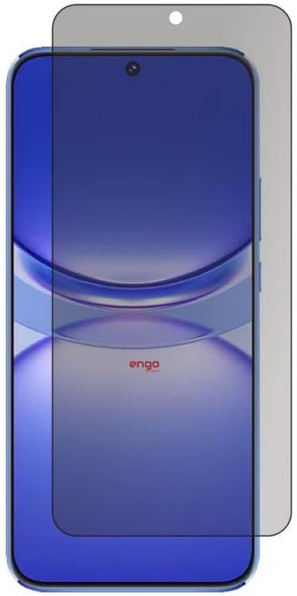 Engo Huawei Nova 12s İle Uyumlu Hayalet Ekran Koruyucu, 9H Temperli Nano Kırılmaz Esnek Cam, Yandan Görünmeyen Anti-Spy Gizlilik (Privacy) Koruması, Parlama Ve Parmak İzi Önleyici