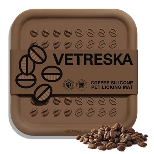 VETRESKA Licking Mat for Dogs, Puzzle Silicone Dog Feeding Bowl, Puppy Slow Feeder Bowl for Healthy Eating, Anti-Choking, Non-Slip, Ideal for Large BreedMediumSmall Dogs & Cats