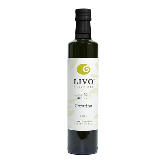 NEW Livo Olive Oil - ULTRA High Polyphenol - NEW CHILE Harvest - 500 ml