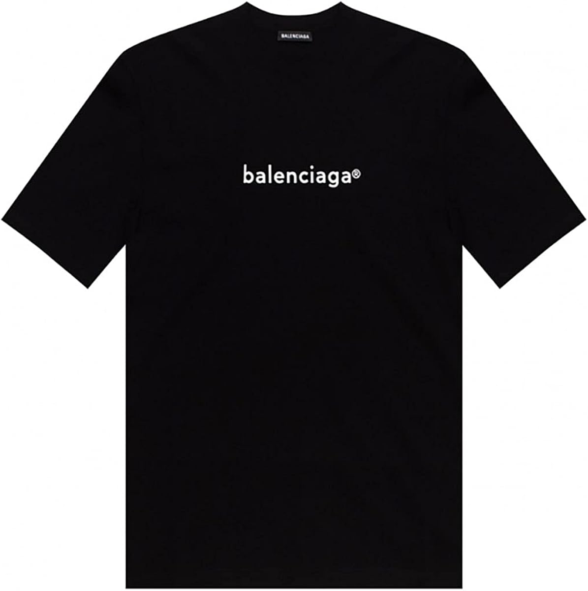Balenciaga Copyright Logo Black T-Shirt Size Large L