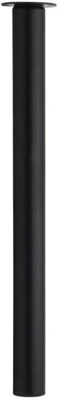 Table Leg Adjustable Height 710mm-1100mm Breakfast Bar Worktop Support Table Leg Brushed Steel for Furniture Dining Table Coffee Table Bar Table (Black, 1 PCS)