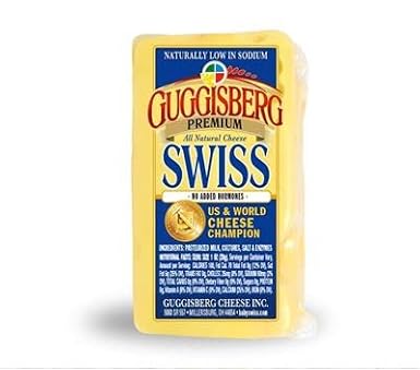 Guggisberg Premium Classic Swiss Cheese. 1 LB