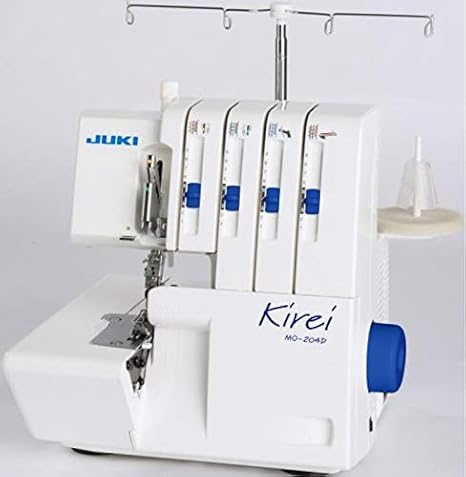 Juki MO-204D Kirei 4 Thread Overlock Machine for Beginners and Sewers for Stretchy or Bi-Elastic Materials