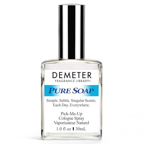 DEMETER Natural Perfume Spray Cologne for Women, Pure Soap, 1 oz