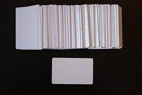 50 Blank Inkjet PVC ID Cards - Double Sided Printing